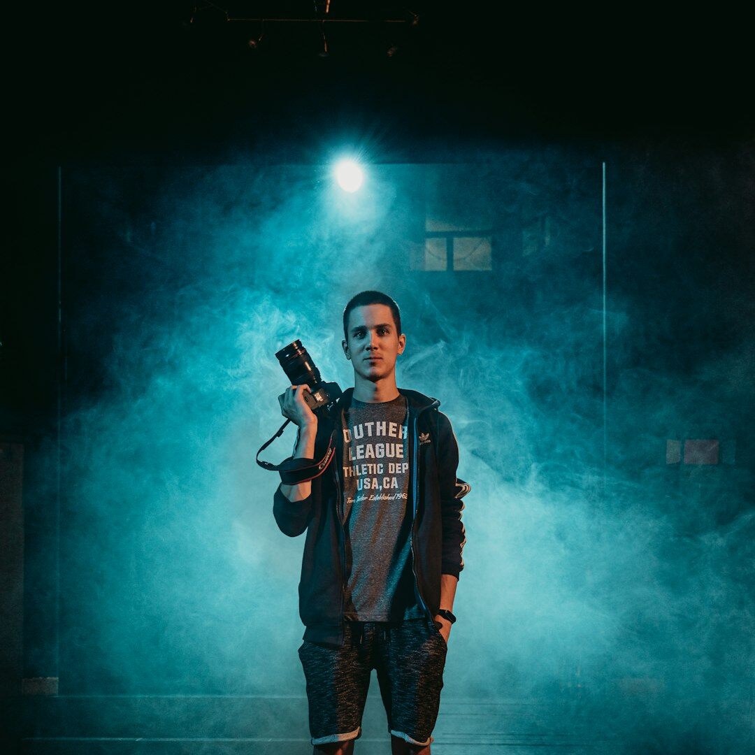 Portrait of a male video editing instructor